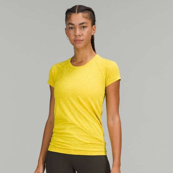Lululemon Women's Swiftly Tech Short Sleeve Shirt 2.0 - Yellow - Picture 1 of 7